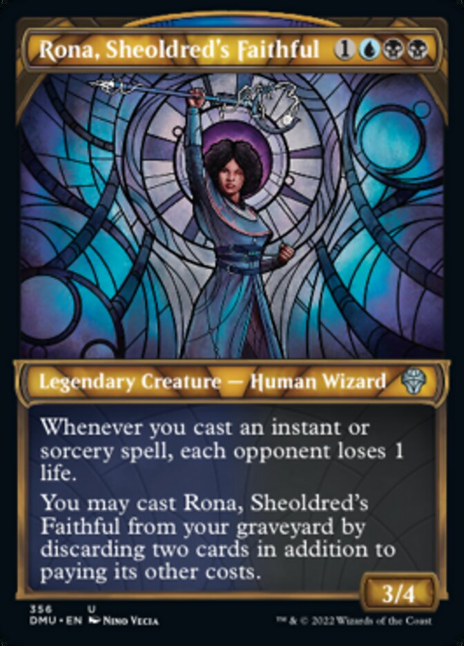 Rona, Sheoldred's Faithful (Showcase Textured) [Dominaria United] | Galactic Gamez