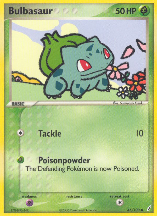 Bulbasaur (45/100) [EX: Crystal Guardians] | Galactic Gamez