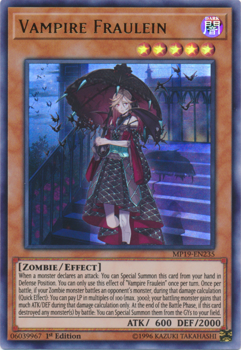 Vampire Fraulein [MP19-EN235] Ultra Rare | Galactic Gamez