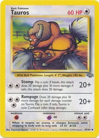 Tauros (47/64) [Jungle Unlimited] | Galactic Gamez