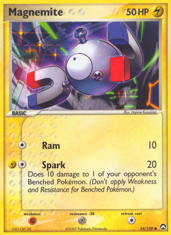 Magnemite (54/108) [EX: Power Keepers] | Galactic Gamez