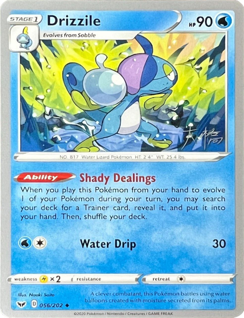 Drizzile (056/202) (Ice Rider Palkia - Rikuto Ohashi) [World Championships 2022] | Galactic Gamez