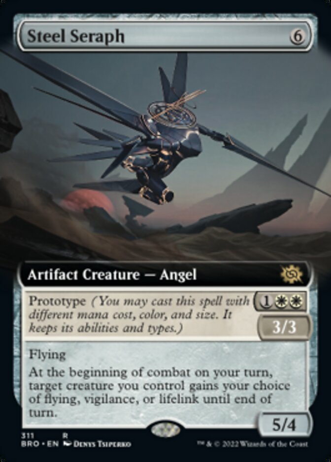 Steel Seraph (Extended Art) [The Brothers' War] | Galactic Gamez