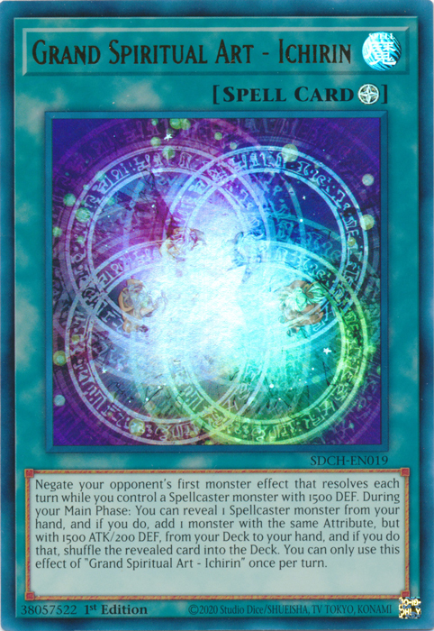 Grand Spiritual Art - Ichirin [SDCH-EN019] Ultra Rare | Galactic Gamez