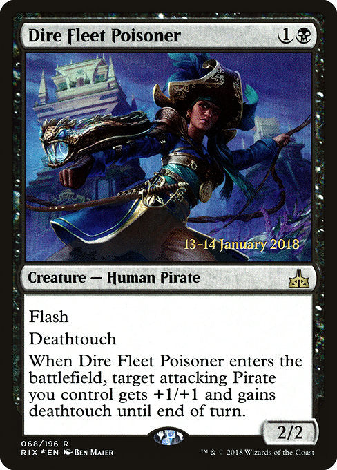 Dire Fleet Poisoner [Rivals of Ixalan Promos] | Galactic Gamez