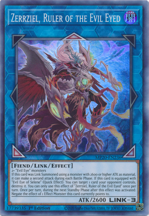 Zerrziel, Ruler of the Evil Eyed [MP20-EN236] Super Rare | Galactic Gamez