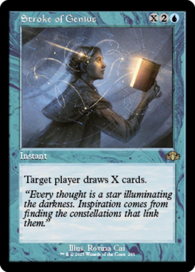 Stroke of Genius (Retro) [Dominaria Remastered] | Galactic Gamez
