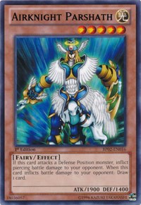 Airknight Parshath [BP02-EN016] Rare | Galactic Gamez