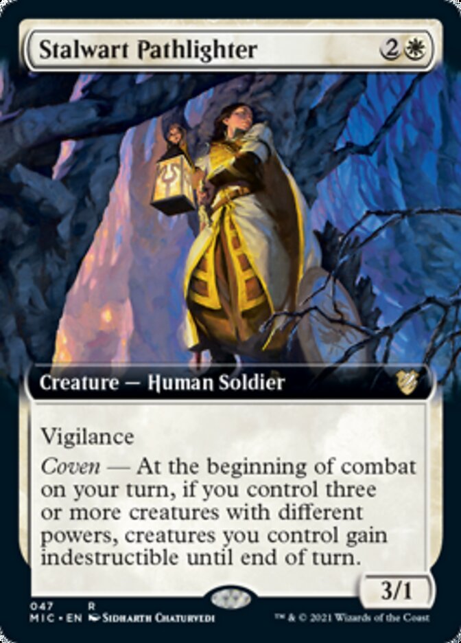 Stalwart Pathlighter (Extended) [Innistrad: Midnight Hunt Commander] | Galactic Gamez