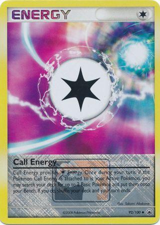 Call Energy (92/100) (League Promo) [Diamond & Pearl: Majestic Dawn] | Galactic Gamez