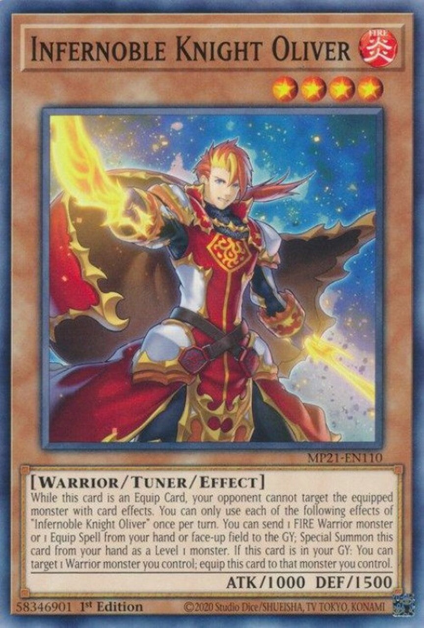 Infernoble Knight Oliver [MP21-EN110] Common | Galactic Gamez