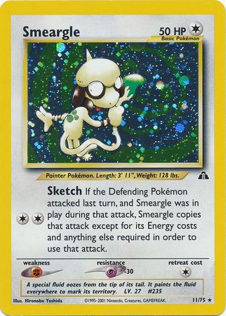 Smeargle (11/75) [Neo Discovery Unlimited] | Galactic Gamez