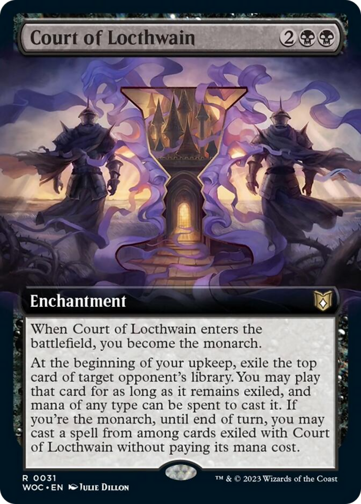 Court of Locthwain (Extended Art) [Wilds of Eldraine Commander] | Galactic Gamez