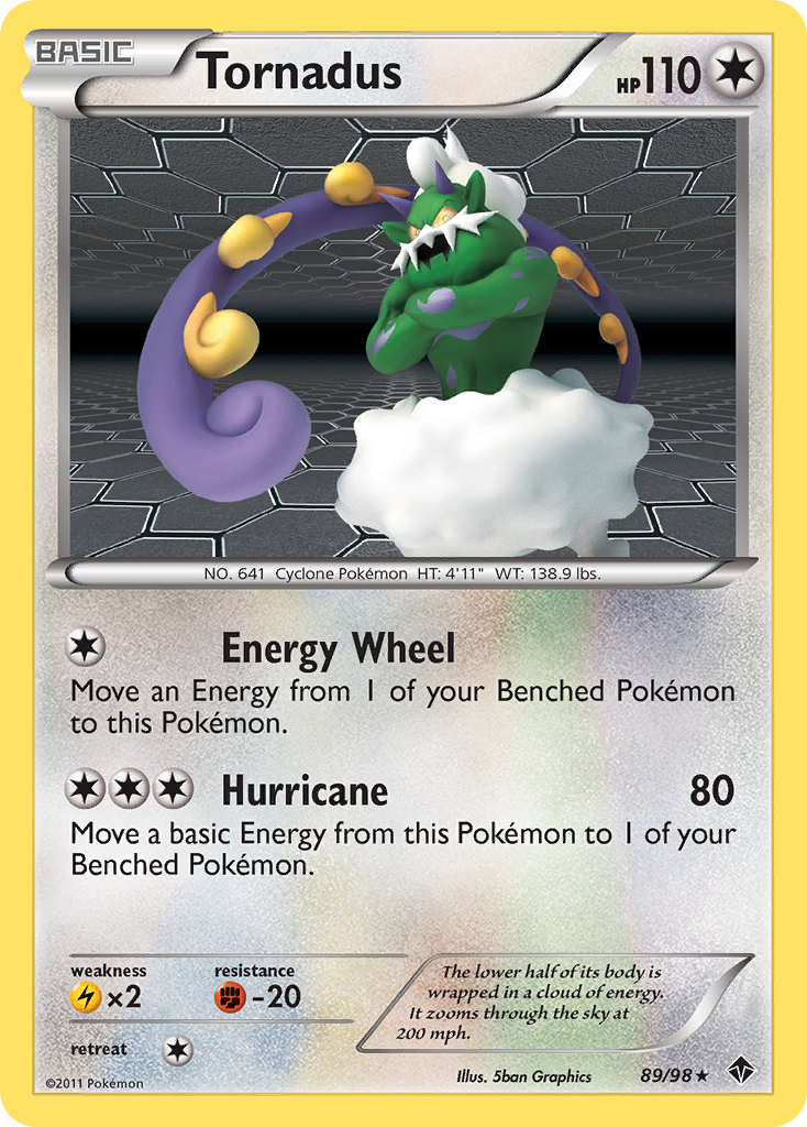 Tornadus (89/98) [Black & White: Emerging Powers] | Galactic Gamez