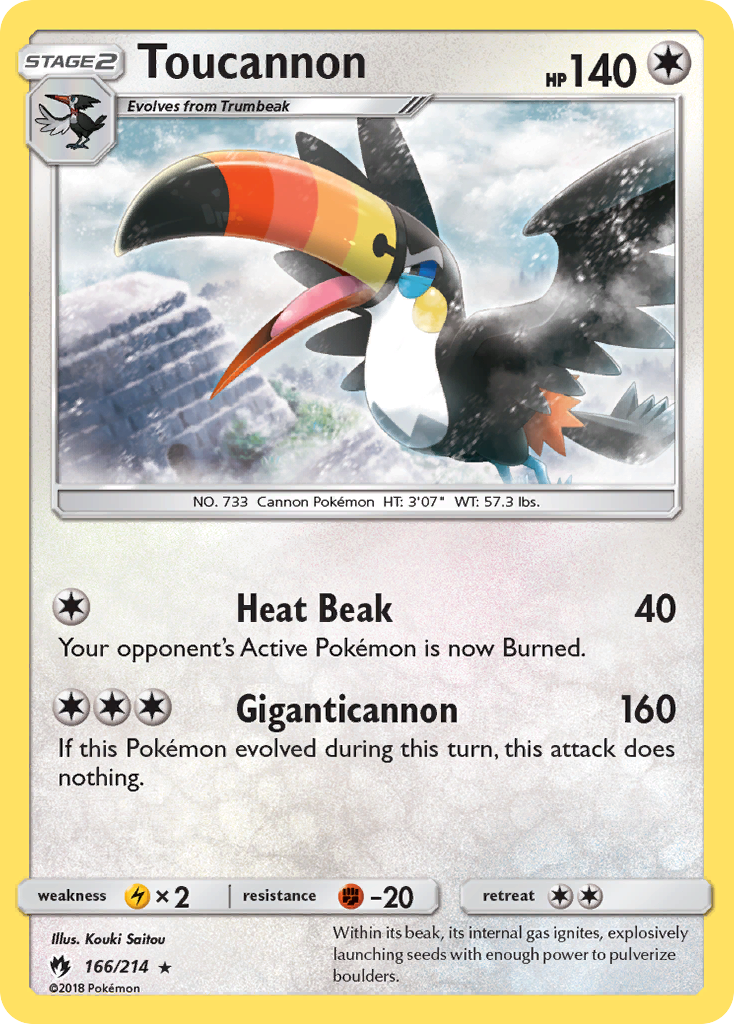 Toucannon (166/214) [Sun & Moon: Lost Thunder] | Galactic Gamez