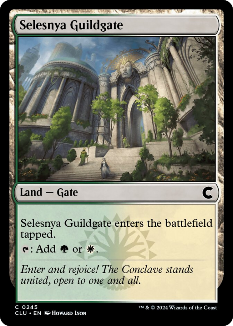Selesnya Guildgate [Ravnica: Clue Edition] | Galactic Gamez