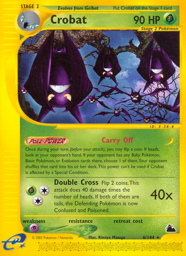 Crobat (6/144) [Skyridge] | Galactic Gamez