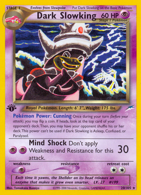 Dark Slowking (20/105) [Neo Destiny 1st Edition] | Galactic Gamez