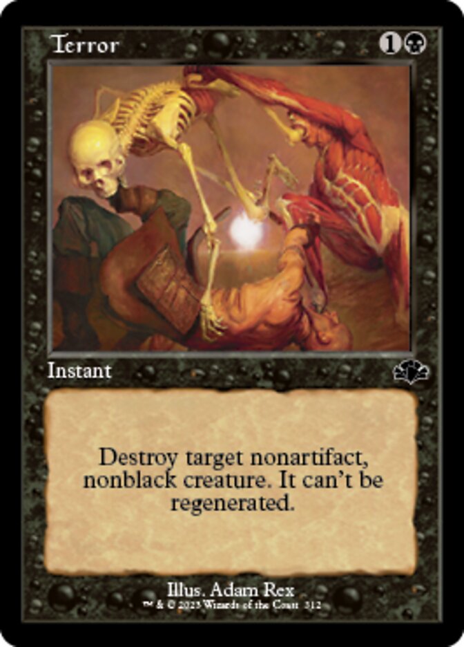 Terror (Retro) [Dominaria Remastered] | Galactic Gamez