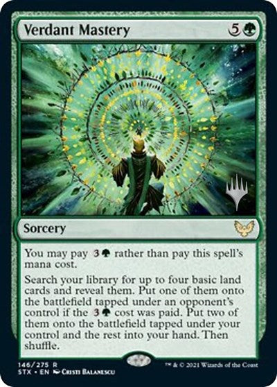 Verdant Mastery (Promo Pack) [Strixhaven: School of Mages Promos] | Galactic Gamez