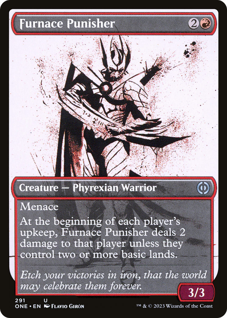 Furnace Punisher (Showcase Ichor) [Phyrexia: All Will Be One] | Galactic Gamez