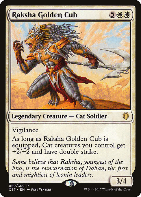 Raksha Golden Cub [Commander 2017] | Galactic Gamez