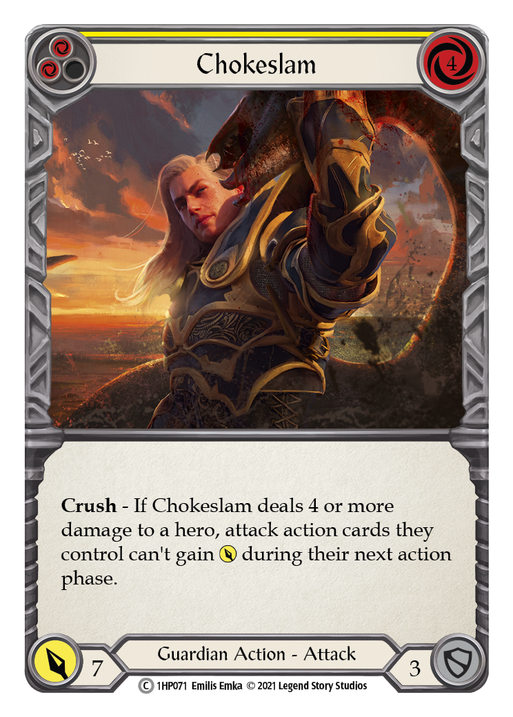 Chokeslam (Yellow) [1HP071] | Galactic Gamez