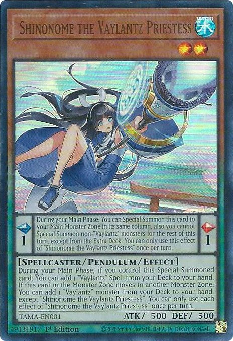 Shinonome the Vaylantz Priestess [TAMA-EN001] Ultra Rare | Galactic Gamez