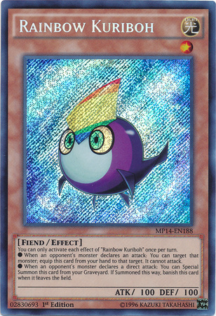 Rainbow Kuriboh [MP14-EN188] Secret Rare – Galactic Gamez