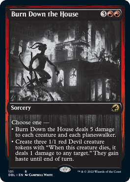 Burn Down the House [Innistrad: Double Feature] | Galactic Gamez