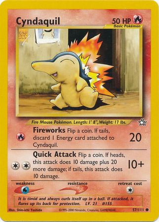 Cyndaquil (57/111) [Neo Genesis Unlimited] | Galactic Gamez