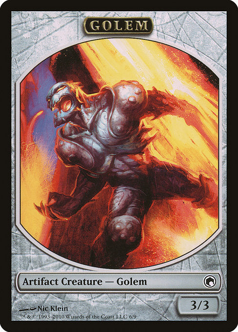 Golem [Scars of Mirrodin Tokens] | Galactic Gamez