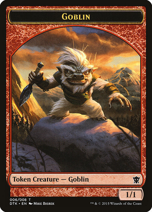 Goblin [Dragons of Tarkir Tokens] | Galactic Gamez