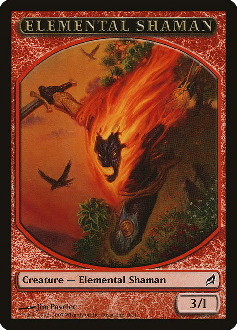 Elemental Shaman [Lorwyn Tokens] | Galactic Gamez