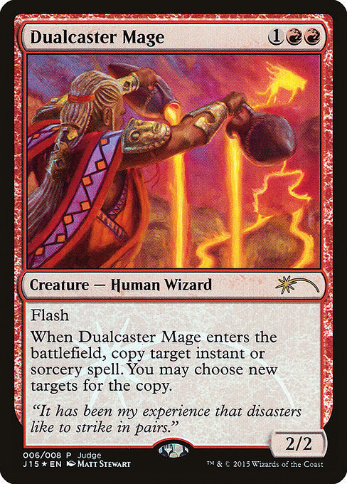 Dualcaster Mage [Judge Gift Cards 2015] | Galactic Gamez