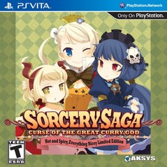 Sorcery Saga: The Curse of the Great Curry God Limited Edition - Playstation Vita | Galactic Gamez