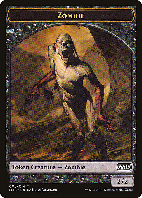 Zombie [Magic 2015 Tokens] | Galactic Gamez