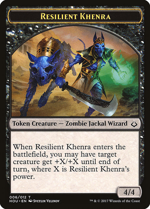 Resilient Khenra Token [Hour of Devastation Tokens] | Galactic Gamez