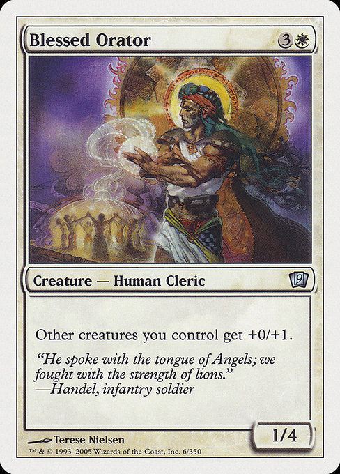 Blessed Orator [Ninth Edition] | Galactic Gamez