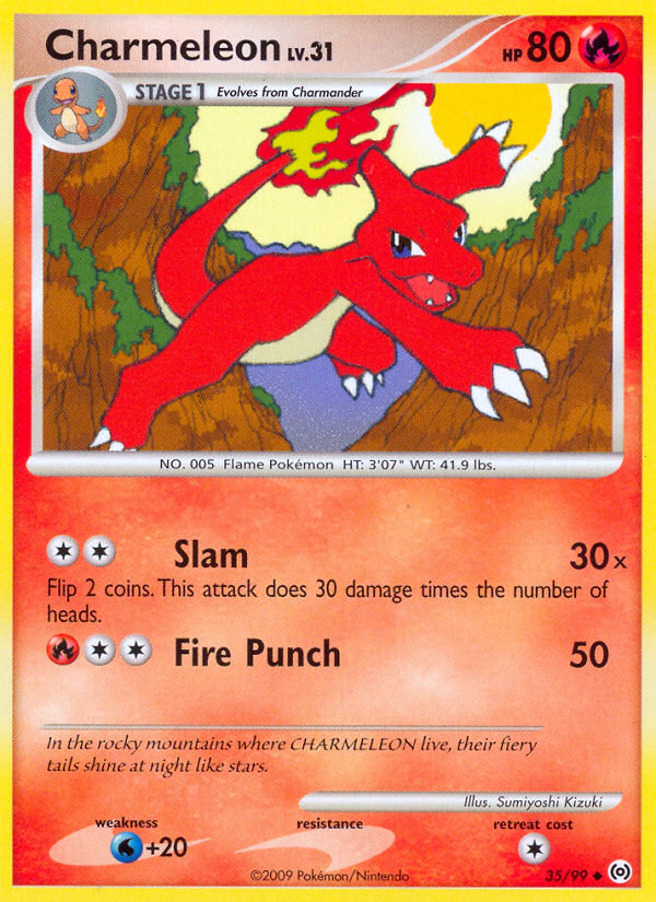 Charmeleon (35/99) [Platinum: Arceus] | Galactic Gamez