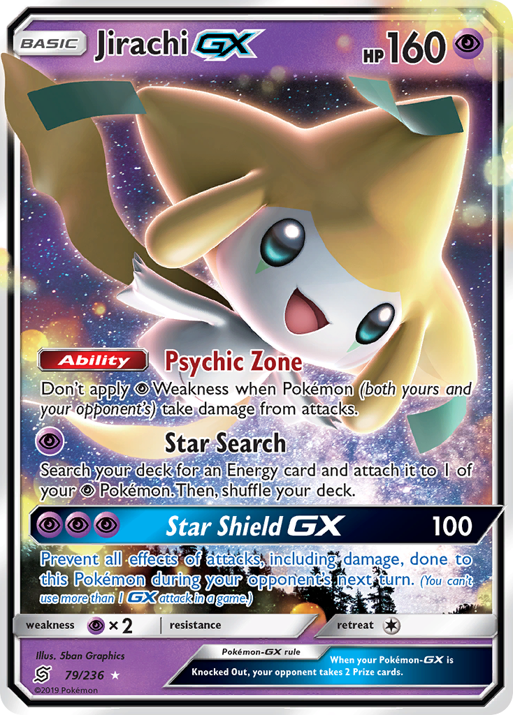 Jirachi GX (79/236) [Sun & Moon: Unified Minds] | Galactic Gamez