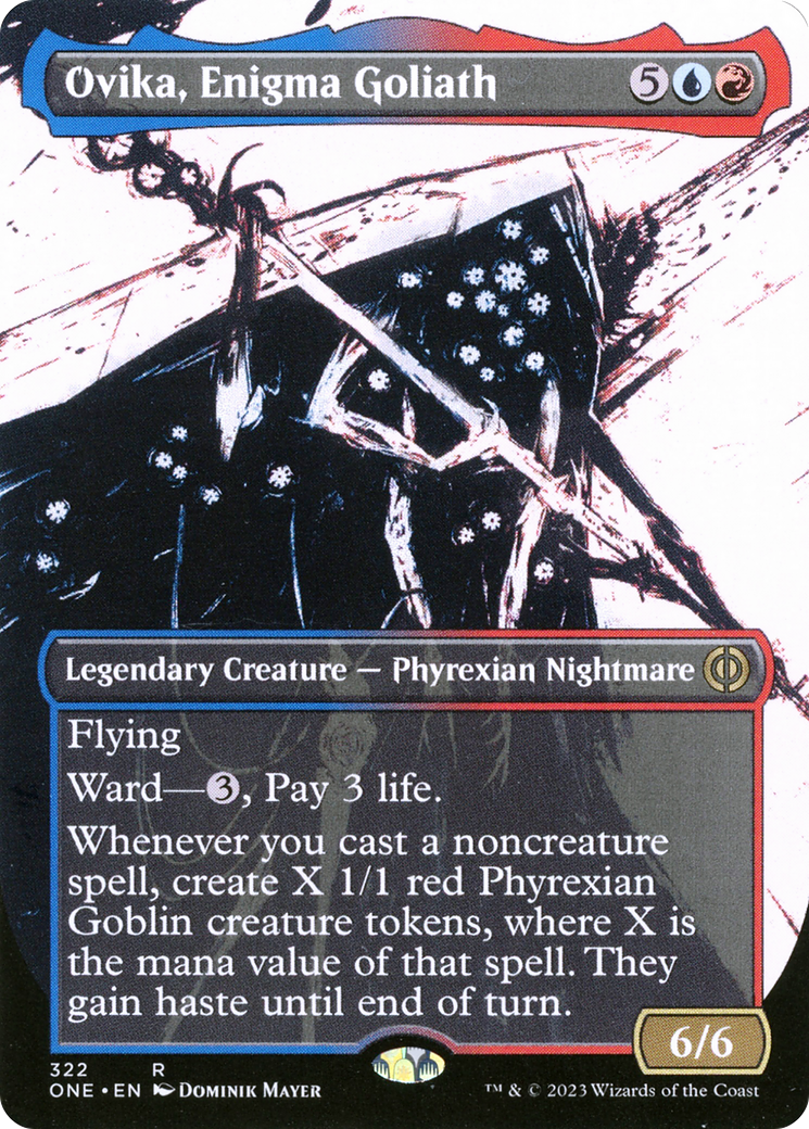 Ovika, Enigma Goliath (Borderless Ichor) [Phyrexia: All Will Be One] | Galactic Gamez