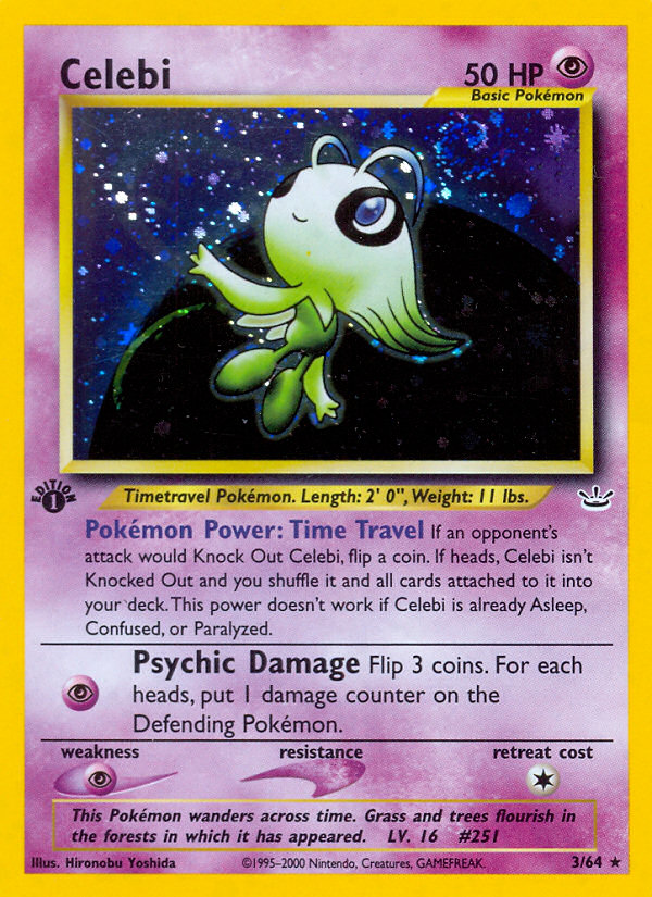 Celebi (3/64) [Neo Revelation 1st Edition] | Galactic Gamez