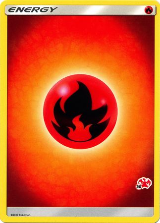 Fire Energy (Charizard Stamp #20) [Battle Academy 2020] | Galactic Gamez