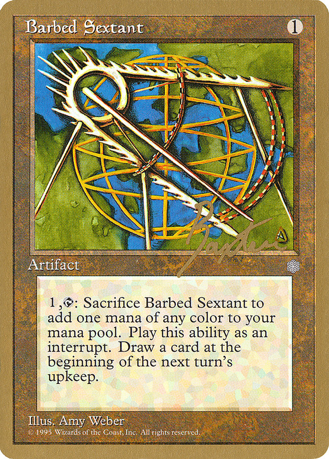 Barbed Sextant (George Baxter) [Pro Tour Collector Set] | Galactic Gamez