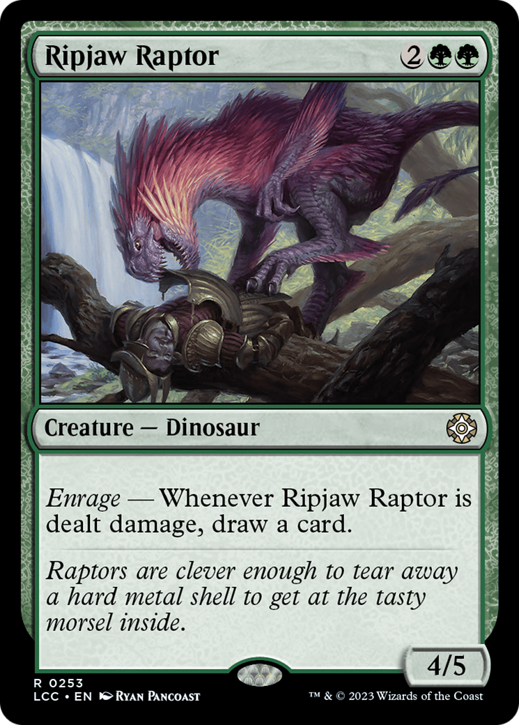 Ripjaw Raptor [The Lost Caverns of Ixalan Commander] | Galactic Gamez