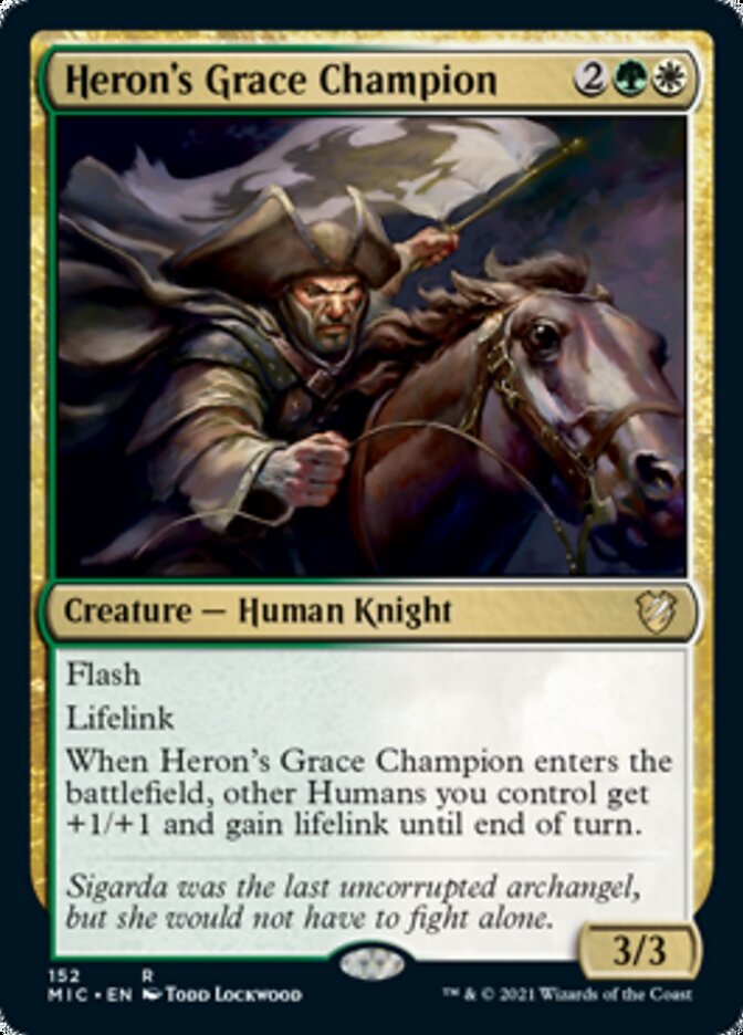 Heron's Grace Champion [Innistrad: Midnight Hunt Commander] | Galactic Gamez