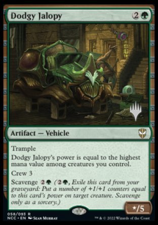 Dodgy Jalopy (Promo Pack) [Streets of New Capenna Commander Promos] | Galactic Gamez