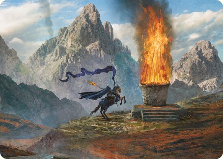 Call for Aid Art Card [The Lord of the Rings: Tales of Middle-earth Art Series] | Galactic Gamez