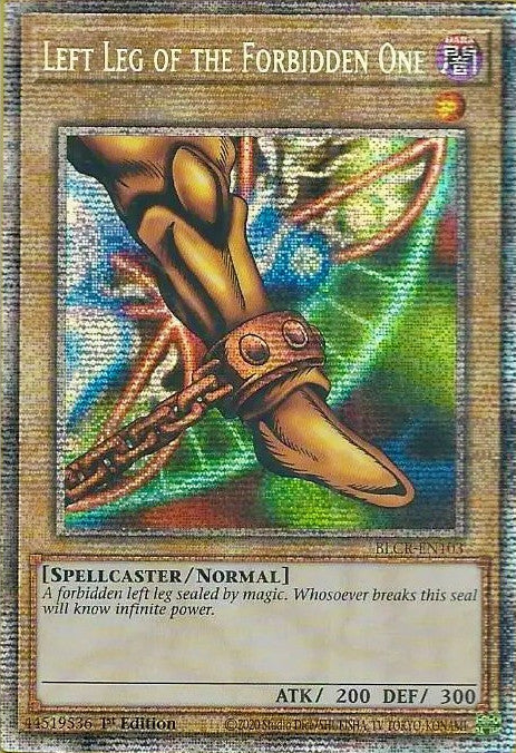 Left Leg of the Forbidden One [BLCR-EN103] Starlight Rare | Galactic Gamez